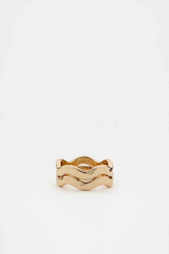 Wave Ring  Gold  hi-res