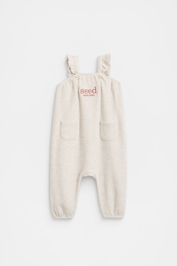Logo Frill Overall  Cream Marle  hi-res