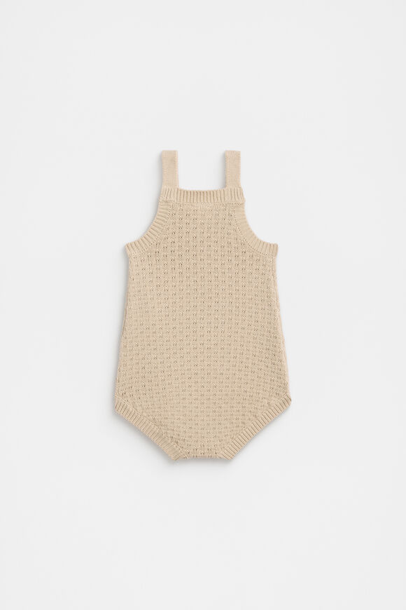 Knit Romper  Neutral  hi-res