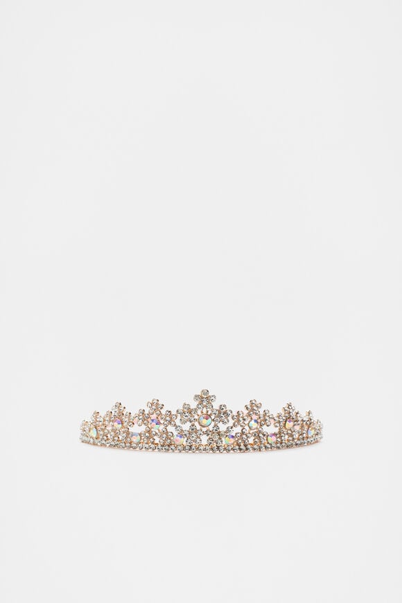 Snowflake Crystal Tiara  Rose Petal  hi-res