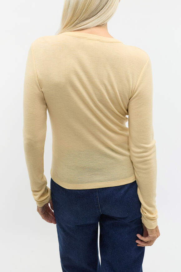 Australian Merino Cardigan  Marzipan  hi-res
