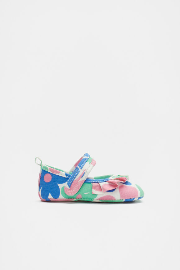 Fabric Frill Mary Jane  Floral Print  hi-res