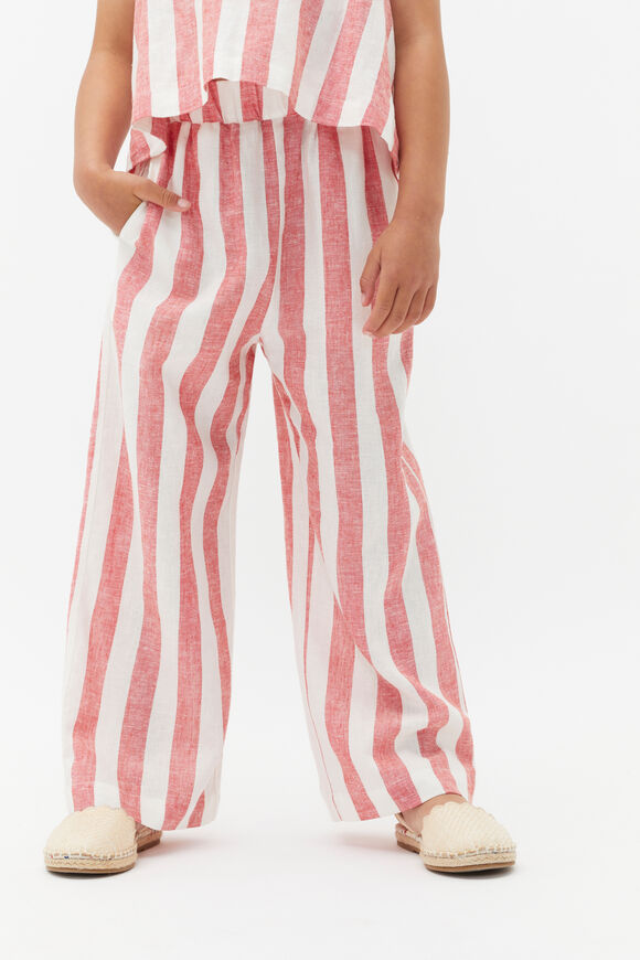 Stripe Pull On Pant  Strawberry Red  hi-res