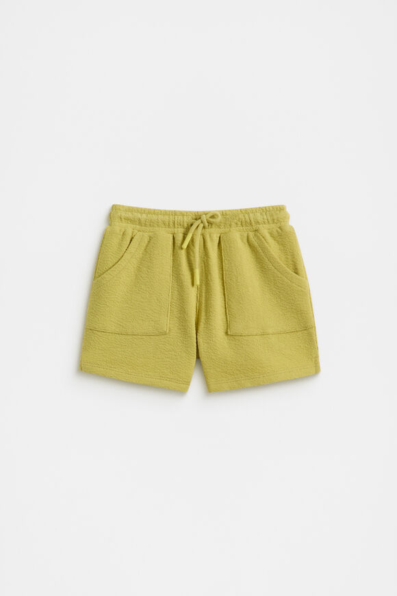 Textured Short  Pale Mustard  hi-res