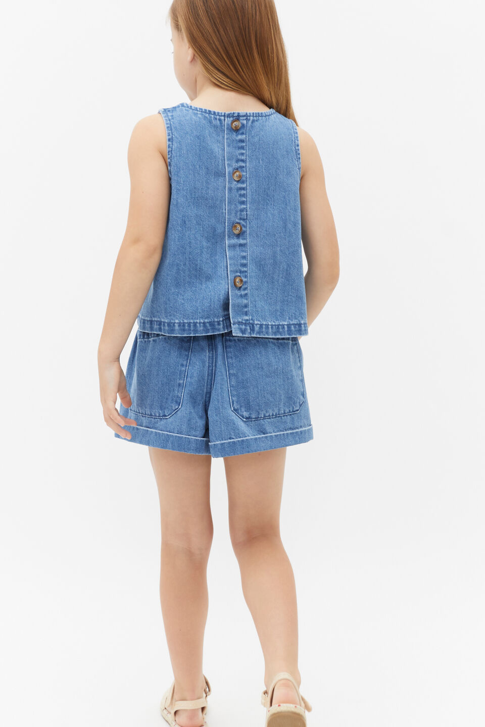 Denim Top  Classic Blue