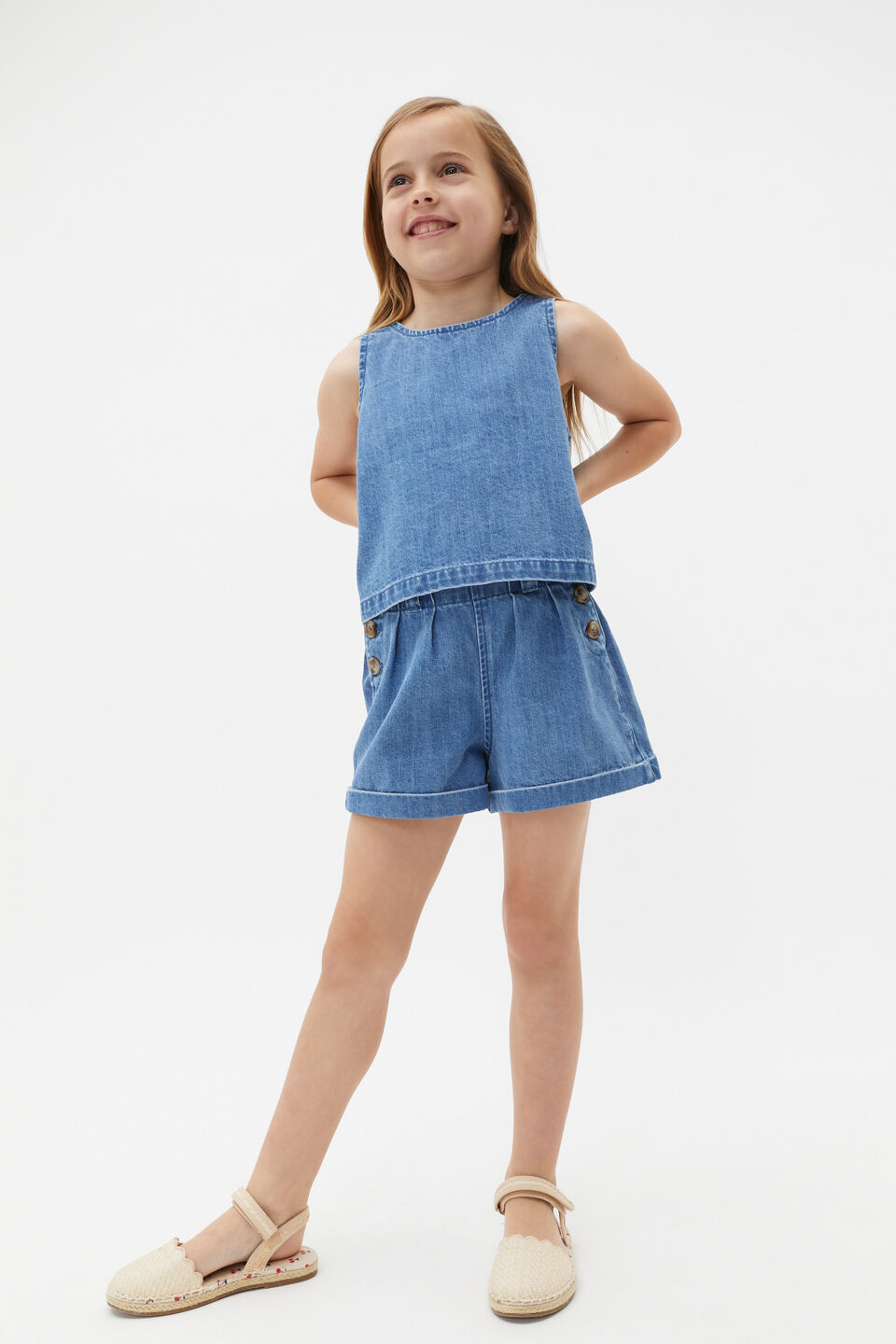 Denim Top  Classic Blue