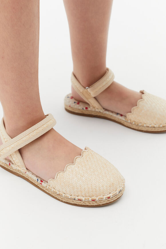 Scallop Espadrille  Natural  hi-res
