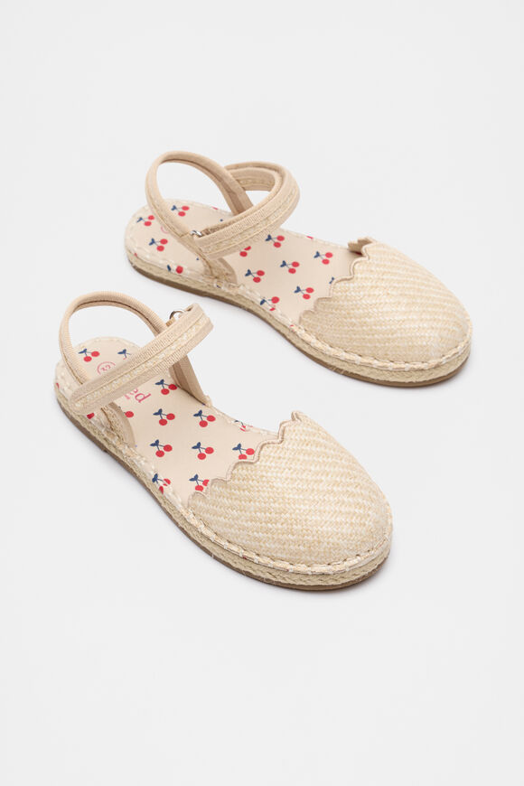 Scallop Espadrille  Natural  hi-res