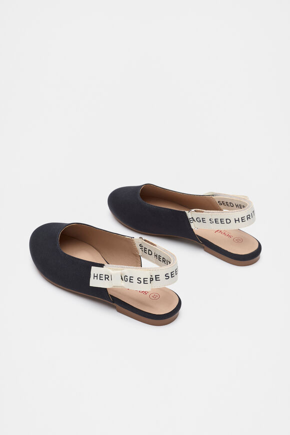 Heritage Slingback Ballet  New Navy  hi-res