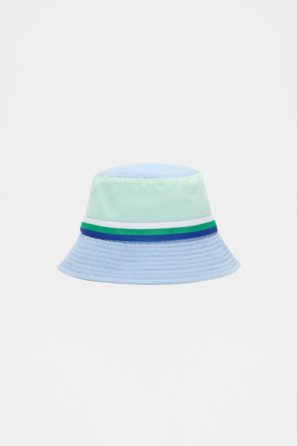 Colourblock Bucket Hat  Pale Mint