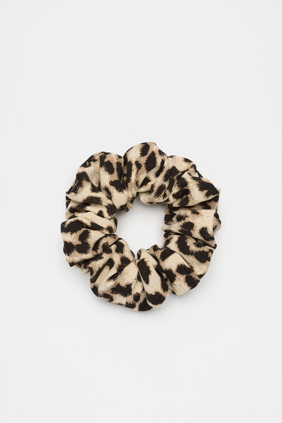 Large Scrunchie  Animal Print  hi-res