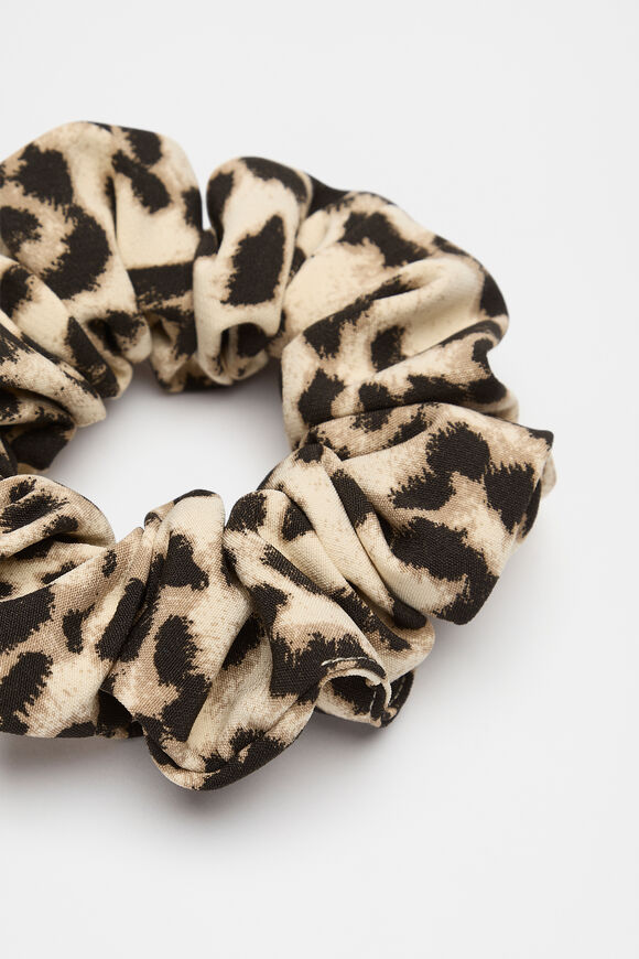 Large Scrunchie  Animal Print  hi-res