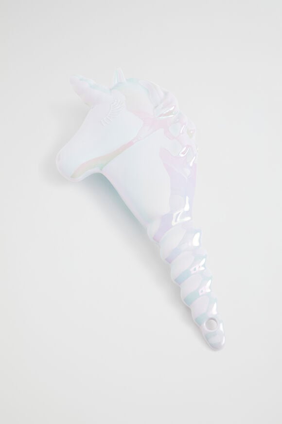 Large Unicorn Hair Brush  Multi  hi-res