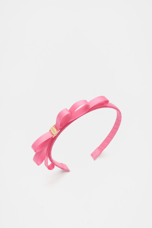 Heritage Bow Headband  Candy Pink  hi-res