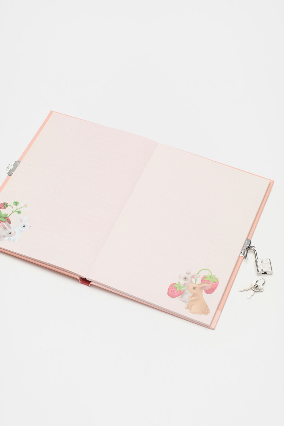 Bunny Lockable Diary  Multi
