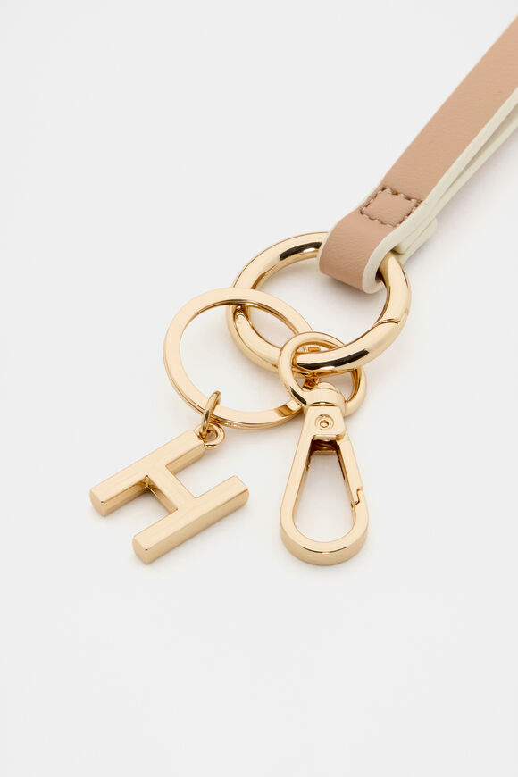 Soft Beige Wrist Letter Strap  H  hi-res