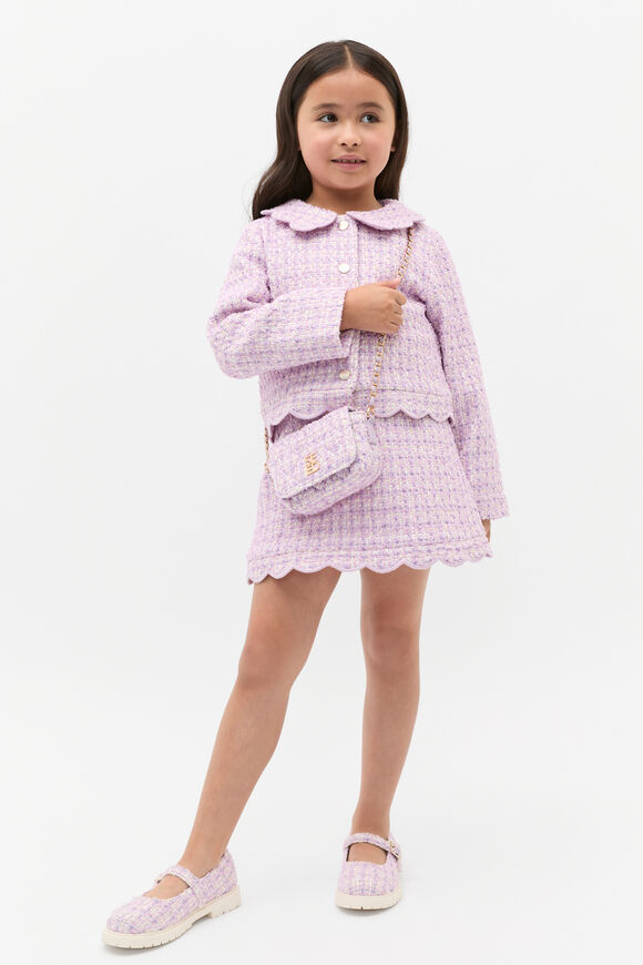 Tweed Bag  Soft Lilac  hi-res