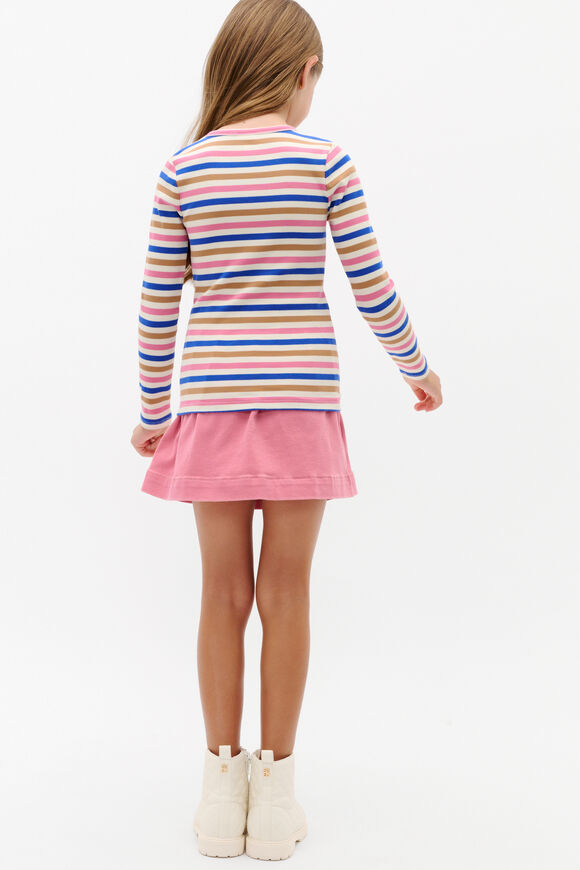 Stripe Rib Tee  Multi  hi-res
