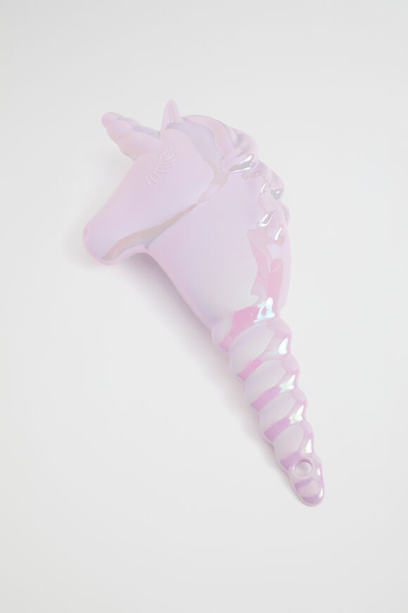 Large Unicorn Hair Brush  Multi  hi-res
