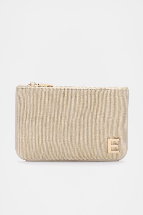 Initials Pouch  E  hi-res