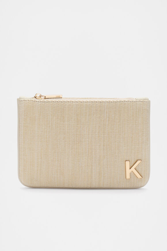 Initials Pouch  K  hi-res