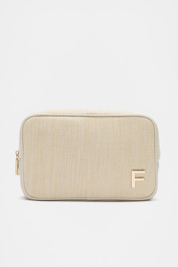 Initials Make Up Bag  F  hi-res