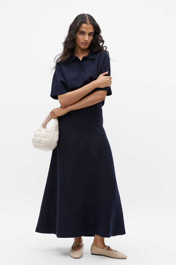 Knit Circle Skirt  Midnight Sky  hi-res