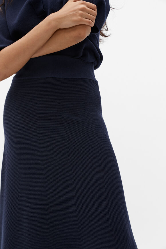Knit Circle Skirt  Midnight Sky  hi-res