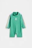 Side Stripe Rashsuit  Deep Emerald  hi-res