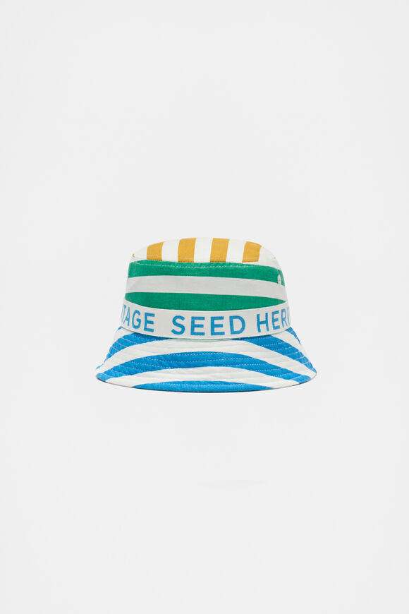 Mini Stripe Colourblock Sun Hat  Multi  hi-res