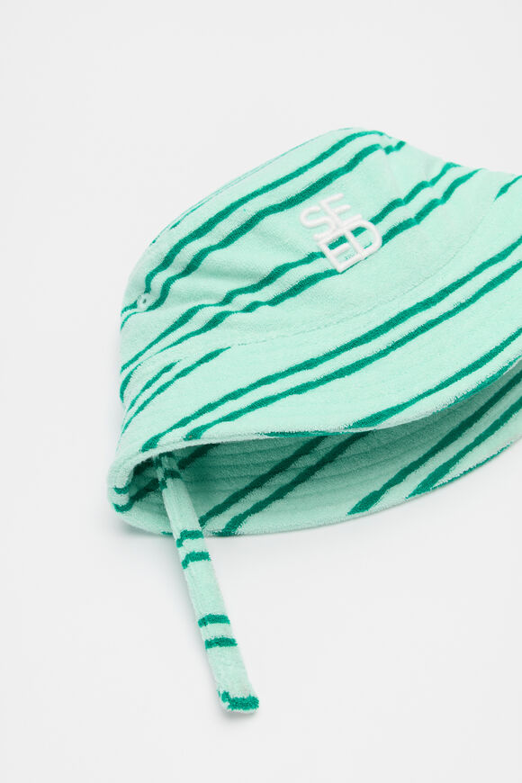 Mini Terry Hat  Pale Mint  hi-res