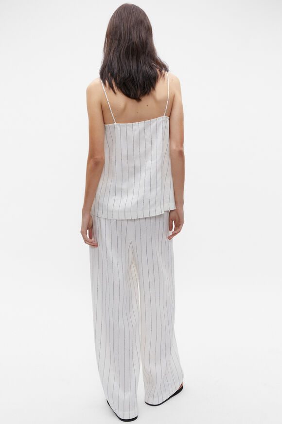 Linear Stripe Camisole  Cloud Cream Stripe  hi-res