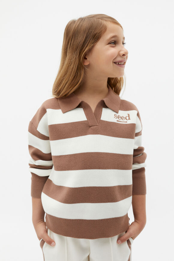 Essential Knit Sweater  Chocolate Shake  hi-res