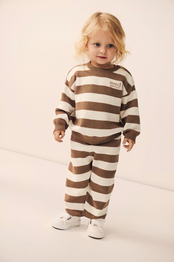 Essential Knit Sweater  Chocolate Shake  hi-res