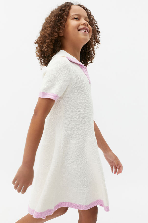 Knit Skater Dress  Classic Cream  hi-res