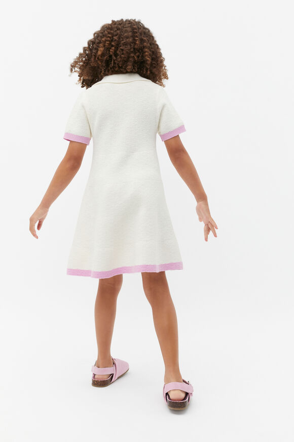 Knit Skater Dress  Classic Cream  hi-res