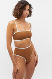Rib Contrast Bikini  Cinnamon Spice  hi-res