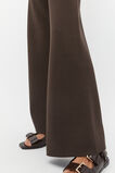 Crepe Knit Wide Leg Pant  Dark Espresso  hi-res