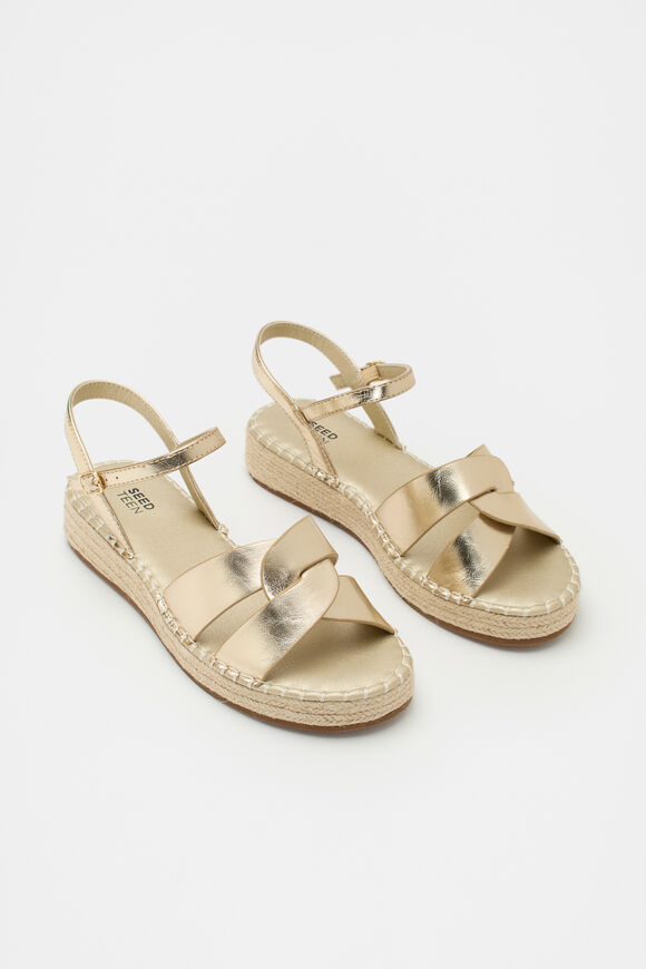 Summer Espadrille  Gold  hi-res