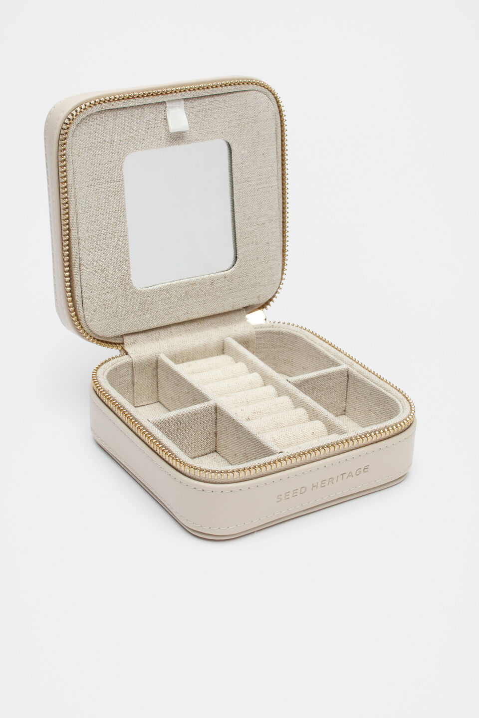 Square Jewellery Case  Oat