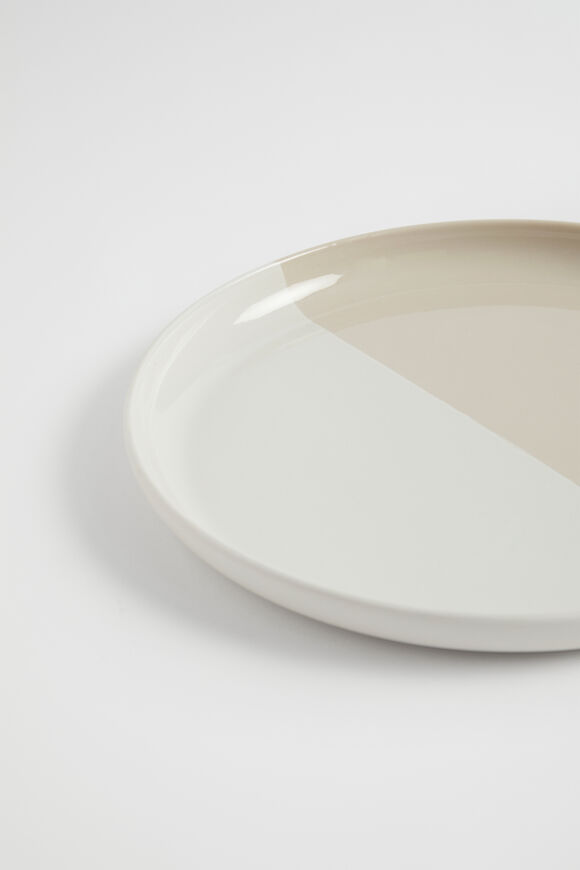 Ezra Two Tone Side Plate  Cloud Cream  hi-res