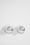 Sphere Hoop  Silver  hi-res