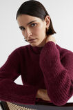 Wool Blend Knit Mini Dress  Boysenberry Marle  hi-res