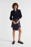 Merino Wool Funnel Neck Knit  Midnight Sky  hi-res