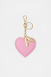 Heart Initial Keyring  A  hi-res