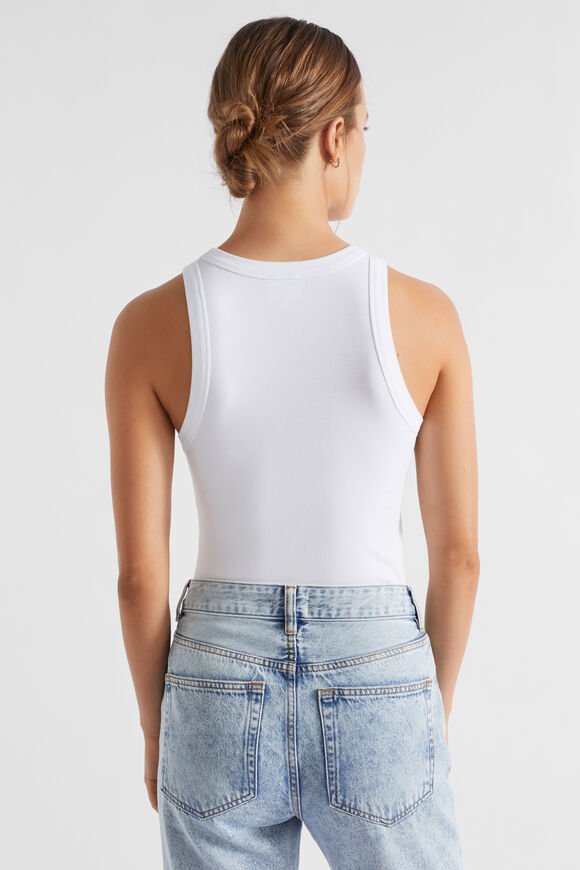 Core Fitted Tank  Whisper White  hi-res