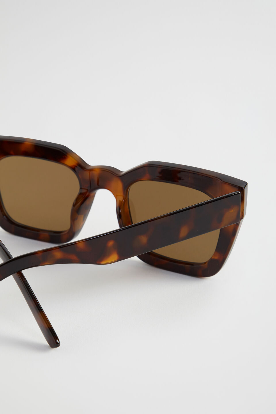 Caitlin Rectangle Sunglasses  Spice Tort