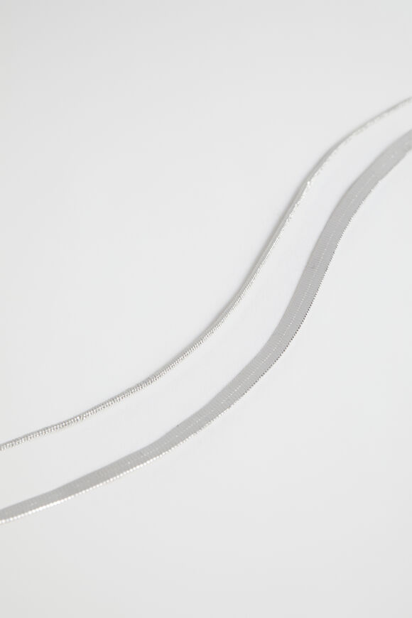Double Layer Bracelet  Silver  hi-res