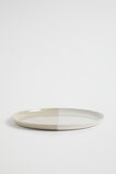 Ezra Two Tone Dinner Plate  Cloud Cream  hi-res