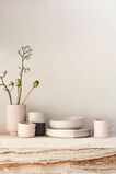 Ezra Two Tone Dinner Plate  Cloud Cream  hi-res